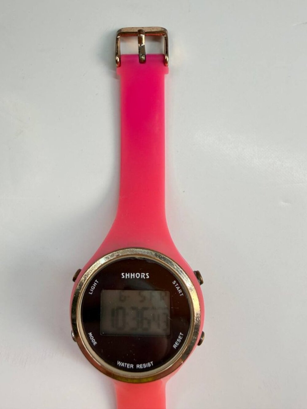 Shhors Digital Women’s Watch – Pink Silicone Strap – Fully Working - Picture 5 of 8
